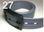 Silicone Belt Candy Color Fashionable Men's and Women's Belt Factory Security Inspection Belt Adjustable One-Piece Drop Shipping Cross-Border