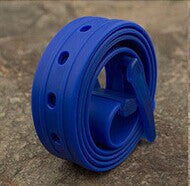 Silicone Belt Candy Color Fashionable Men's and Women's Belt Factory Security Inspection Belt Adjustable One-Piece Drop Shipping Cross-Border