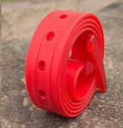 Silicone Belt Candy Color Fashionable Men's and Women's Belt Factory Security Inspection Belt Adjustable One-Piece Drop Shipping Cross-Border