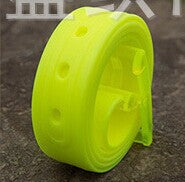 Silicone Belt Candy Color Fashionable Men's and Women's Belt Factory Security Inspection Belt Adjustable One-Piece Drop Shipping Cross-Border