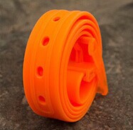 Silicone Belt Candy Color Fashionable Men's and Women's Belt Factory Security Inspection Belt Adjustable One-Piece Drop Shipping Cross-Border