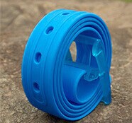Silicone Belt Candy Color Fashionable Men's and Women's Belt Factory Security Inspection Belt Adjustable One-Piece Drop Shipping Cross-Border