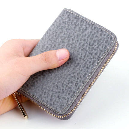 Japan Amazon Lotte New Women's Short Hand Coin Purse Coin Bag Saffiano Small Wallet Cloth