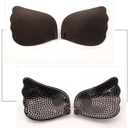 Silicone Chest Stickers Small Chest Large Sling Women's Wedding Dress Invisible Bra Flat Chest Gathering Upper Bracing Thin Breast Stickers Wholesale