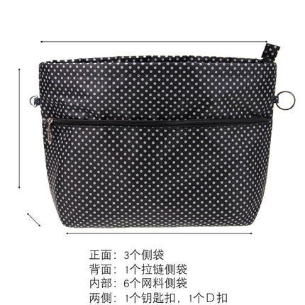 Extra Large Rigid Oxford Cloth Bag Medium Bag Internet Popular Storage Bag Cosmetic Bag Tote Bag Inner Bag Double Zipper