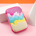 Colored ice cream