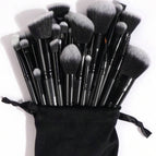 Black_1 / 30pcs Makeup Brushes + Velvet Bag