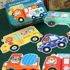 Large Puzzle Iron Box (301-305) / Traffic-302