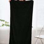Noir / Grande serviette de bain 80*160cm