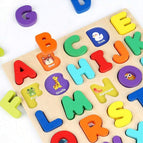 Early Childhood Wooden Puzzle Toys / Capital Letters-82