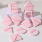 Rose bonbon / 50 pièces de houppettes