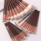 Multicolor / 25 Makeup Brushes