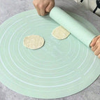 Mint green / a single rolling pin