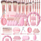 Rose bonbon / Ensemble de 26 pièces