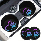 Fluorescent Dog Print / 2 pieces