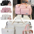 Multicolor_2 / (Large black bag + small black bag + medium pink makeup bag) 3 pieces/set