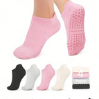 Multicolor / 4 Pairs Of Black + Gray + Pink + White