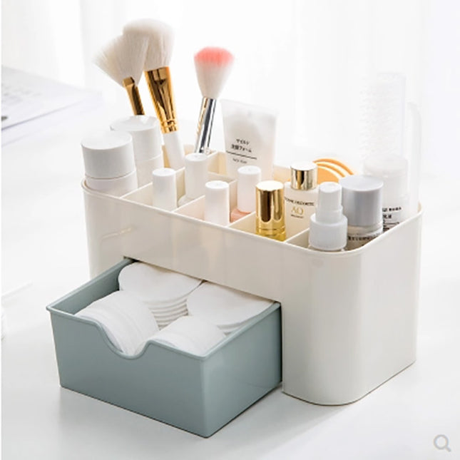Drawer-Type Cosmetic Storage Box, Makeup Brush Organizer, Jewelry, Skin Care Products, Lipstick, Facial Mask Compartment Box