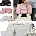 Multicolor / Rose 3-piece set (large bag + medium bag + small bag)