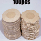 Beige / 50 Round + 50 Flower