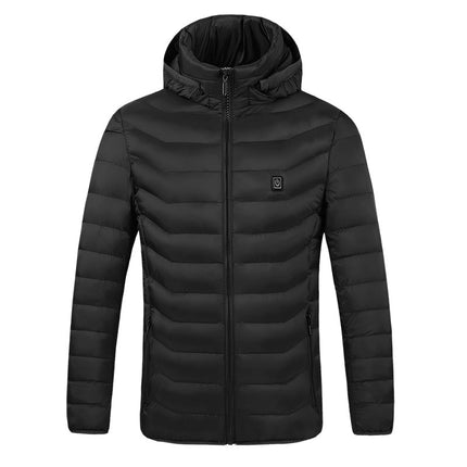 Cross-border heating clothing smart USB charging heating constant temperature warm coat manufacturers in stock heating cotton-padded jacket