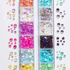 Multicolor / 12-grid Mermaid Beads