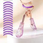 Multicolored_1 / 1 purple glitter eyelash curler