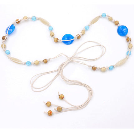 Bohemian style democratic style retro casual waist chain dress waist accessories pink woven waist chain