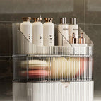 Multicolore / Transparent-(1 compartiment + 2 tiroirs)