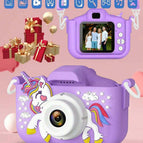 Purple / Camera + Protective Case + Card Reader + 32G TF Card + Lanyard