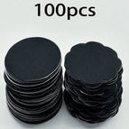 Black / 100 Round Pieces
