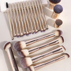Gold / 7 Facial Makeup Brushes