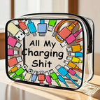 Multicolor_10 / Black Charging Cable Pattern