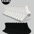 Multicolor / 10 Pairs Of White