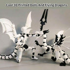 New Multi-color Dragon Man / White