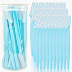 Bleu azur / Rasoir à sourcils 6 pièces