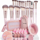Baby Pink / 18 Makeup Brushes