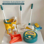 Multicolor / Set of 12 Hanging Dinosaur Cleaning Tools (Green)