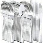 Silver / Fork 25pcs (plastic)