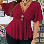 Rouge foncé / 4XL