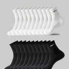 Multicolor / 10 Pairs Of Black