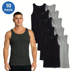 Black x5 & Heather Grey x5 / L