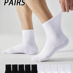 Multicolor / 5 Pairs Of White