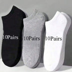 Multicolor / 10 Pairs (black)
