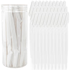 Blanc / 1 pot + 60 rasoirs à sourcils