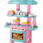 Multicolore / Ensemble de jouets de cuisine 48 pièces [bleu]