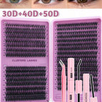 Noir / Livre de cils + outils