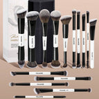 Multicolor / 15 Makeup Brushes + Storage Tube Box