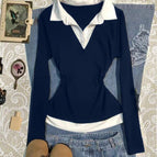 Navy blue / S