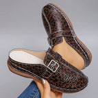 Dark Brown Leopard Print PU / CN40
